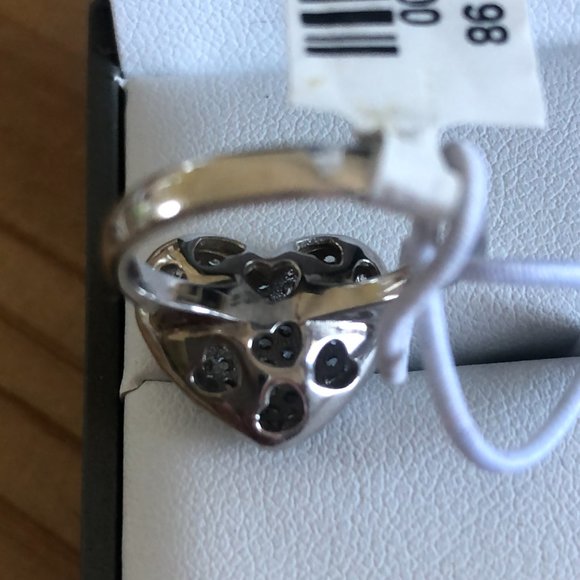 NIB Isabella M. Boston Sterling Silver Heart Ring | Size 7 - Picture 6 of 7